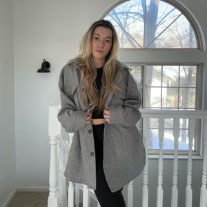 Spring jacket grey oversized